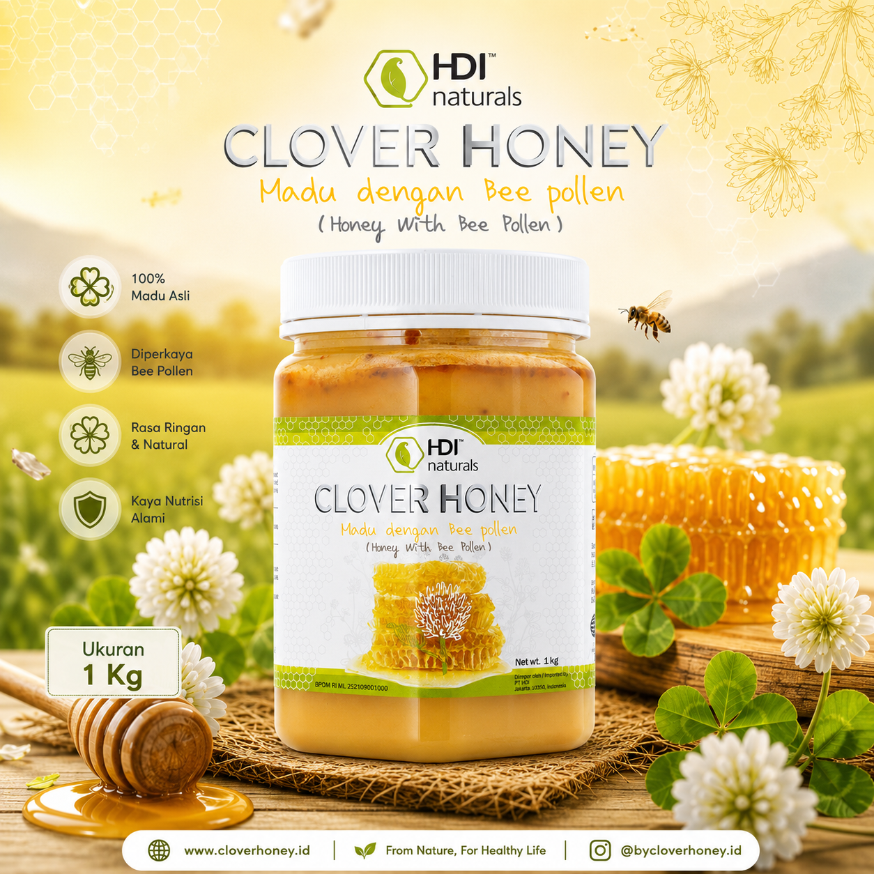 HDI Clover Honey 1Kg